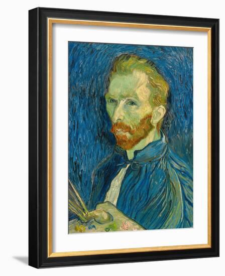 Self Portrait-Vincent van Gogh-Framed Giclee Print