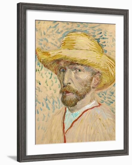 Self Portrait-Vincent van Gogh-Framed Giclee Print