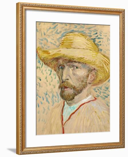 Self Portrait-Vincent van Gogh-Framed Giclee Print