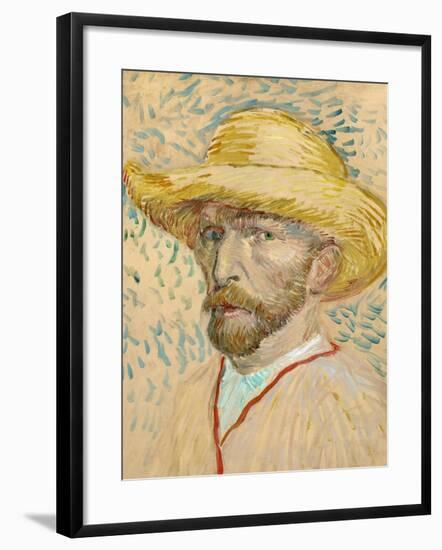 Self Portrait-Vincent van Gogh-Framed Giclee Print