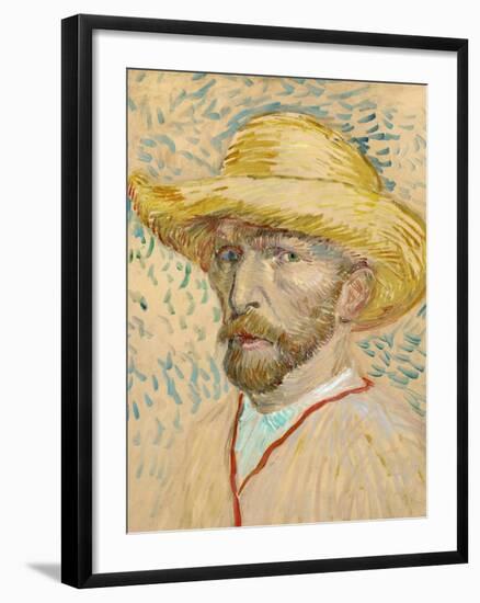 Self Portrait-Vincent van Gogh-Framed Giclee Print