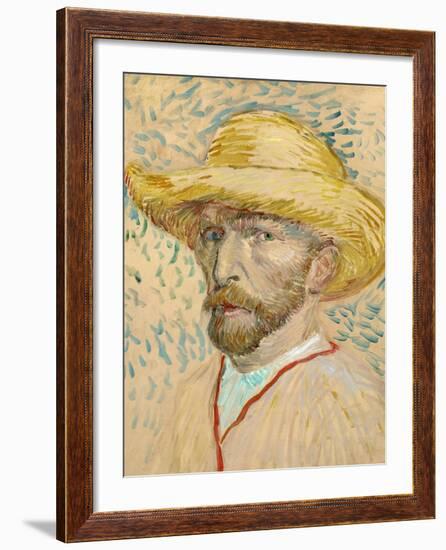 Self Portrait-Vincent van Gogh-Framed Giclee Print