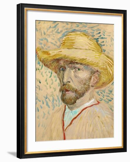 Self Portrait-Vincent van Gogh-Framed Giclee Print