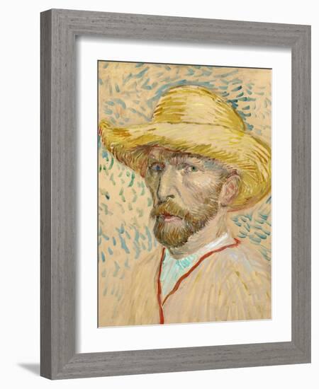 Self Portrait-Vincent van Gogh-Framed Giclee Print