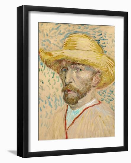 Self Portrait-Vincent van Gogh-Framed Giclee Print