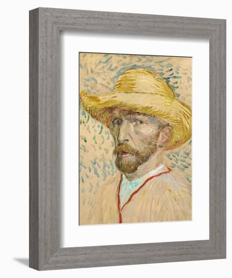 Self Portrait-Vincent van Gogh-Framed Giclee Print