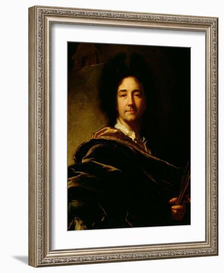 Self Portrait-Hyacinthe Rigaud-Framed Giclee Print