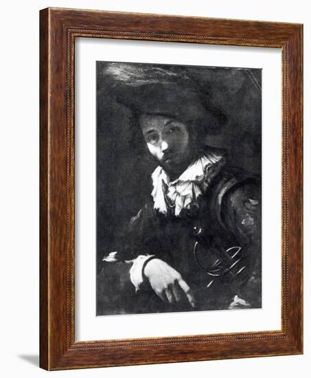 Self-Portrait-Caravaggio-Framed Giclee Print