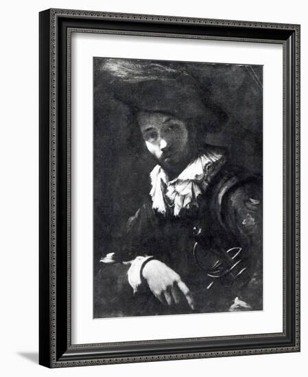 Self-Portrait-Caravaggio-Framed Giclee Print