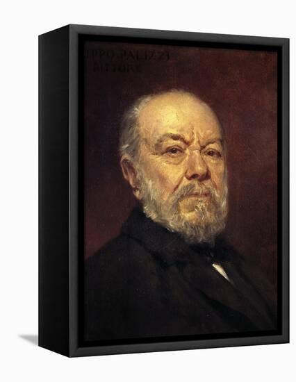 Self-Portrait-Filippo Palizzi-Framed Premier Image Canvas