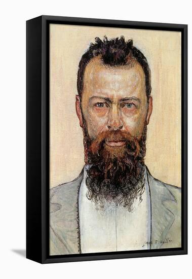 Self Portrait-Ferdinand Hodler-Framed Premier Image Canvas