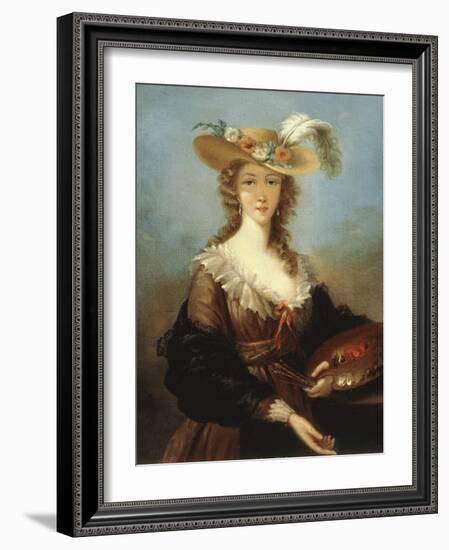 Self Portrait-Elisabeth Louise Vigee-LeBrun-Framed Giclee Print