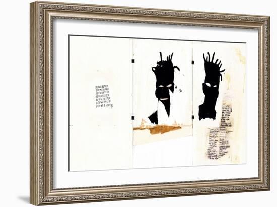 Self-portrait-Jean-Michel Basquiat-Framed Giclee Print