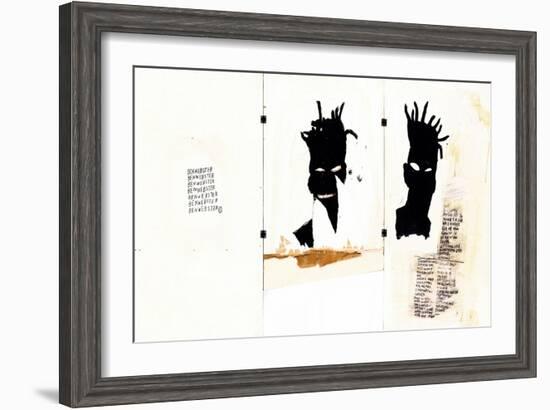 Self-portrait-Jean-Michel Basquiat-Framed Giclee Print