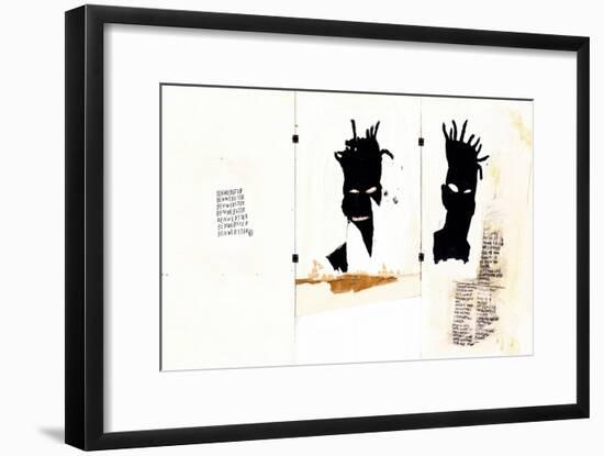 Self-portrait-Jean-Michel Basquiat-Framed Giclee Print