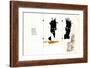 Self-portrait-Jean-Michel Basquiat-Framed Giclee Print