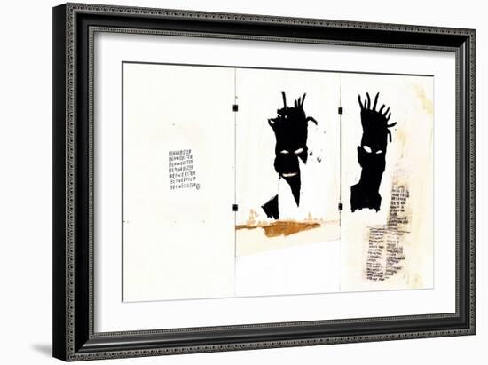 Self-portrait-Jean-Michel Basquiat-Framed Giclee Print