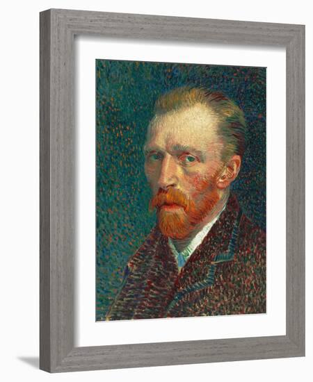 Self-Portrait-Vincent van Gogh-Framed Art Print