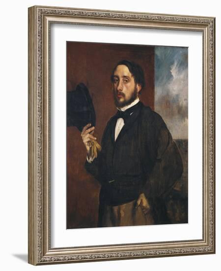 Self-Portrait-Edgar Degas-Framed Art Print