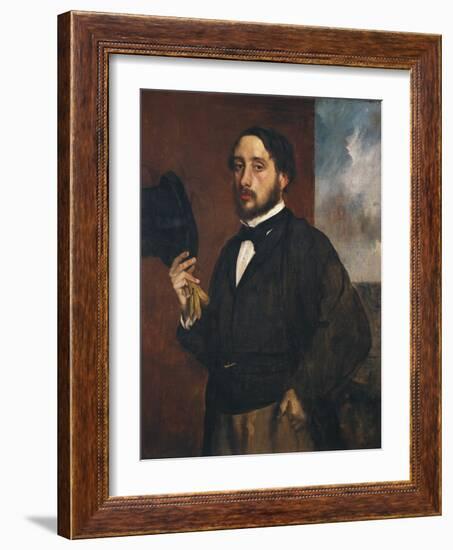 Self-Portrait-Edgar Degas-Framed Art Print
