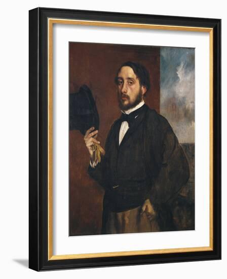 Self-Portrait-Edgar Degas-Framed Art Print