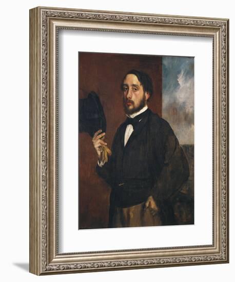 Self-Portrait-Edgar Degas-Framed Art Print