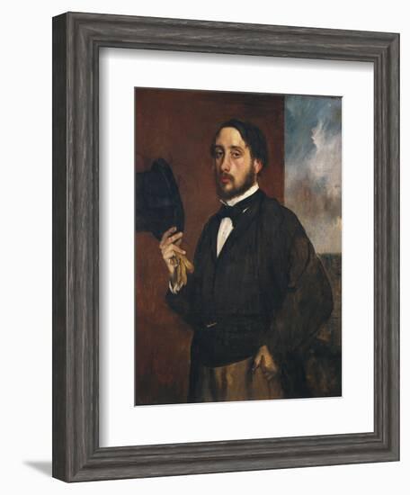 Self-Portrait-Edgar Degas-Framed Art Print