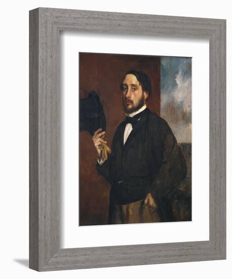 Self-Portrait-Edgar Degas-Framed Art Print