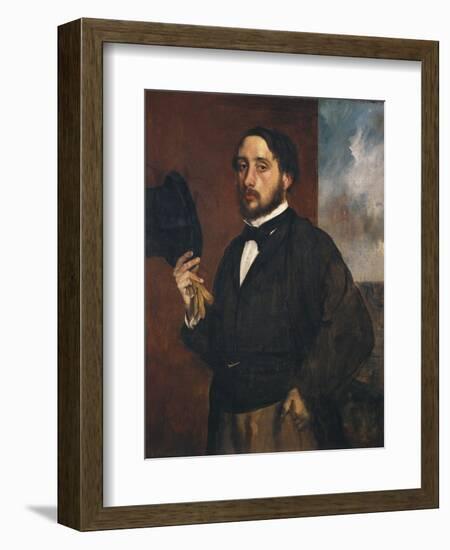 Self-Portrait-Edgar Degas-Framed Art Print