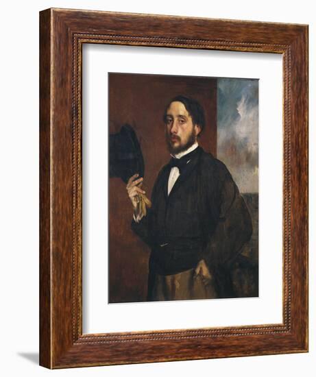 Self-Portrait-Edgar Degas-Framed Art Print