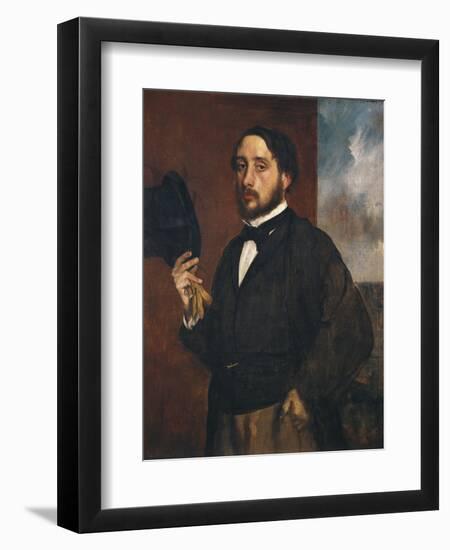 Self-Portrait-Edgar Degas-Framed Art Print