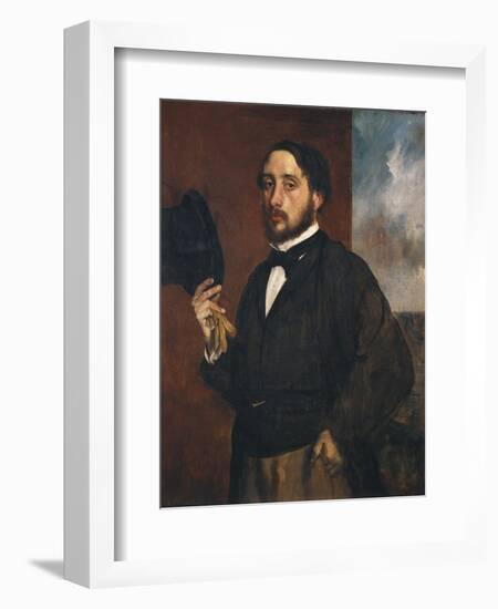 Self-Portrait-Edgar Degas-Framed Art Print