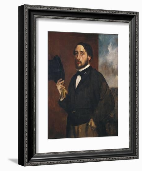 Self-Portrait-Edgar Degas-Framed Art Print