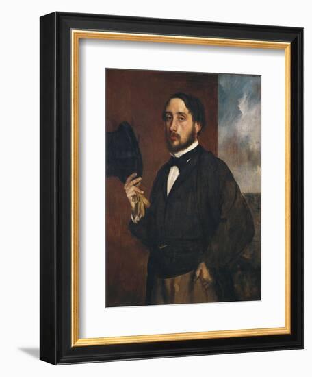 Self-Portrait-Edgar Degas-Framed Art Print