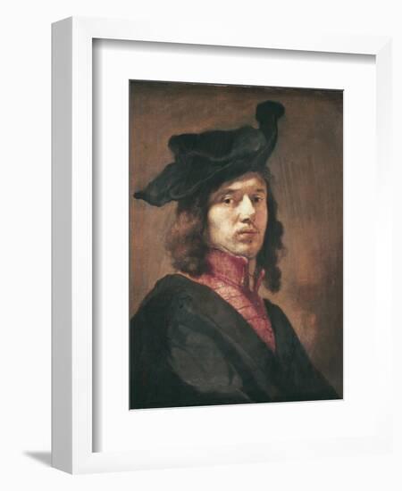 Self-Portrait-Carel Fabritius-Framed Art Print