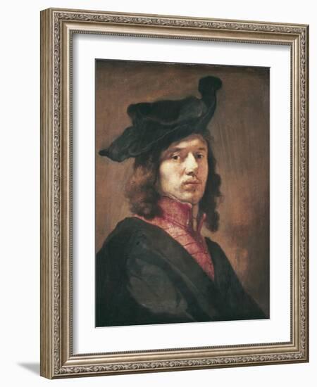 Self-Portrait-Carel Fabritius-Framed Art Print