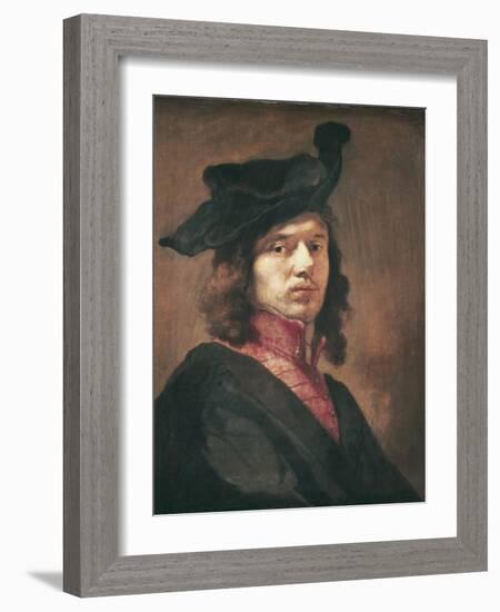 Self-Portrait-Carel Fabritius-Framed Art Print