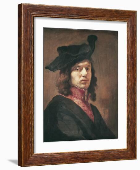 Self-Portrait-Carel Fabritius-Framed Art Print