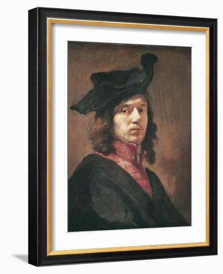 Self-Portrait-Carel Fabritius-Framed Art Print