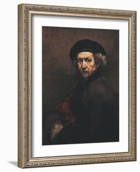 Self-Portrait-Rembrandt van Rijn-Framed Art Print