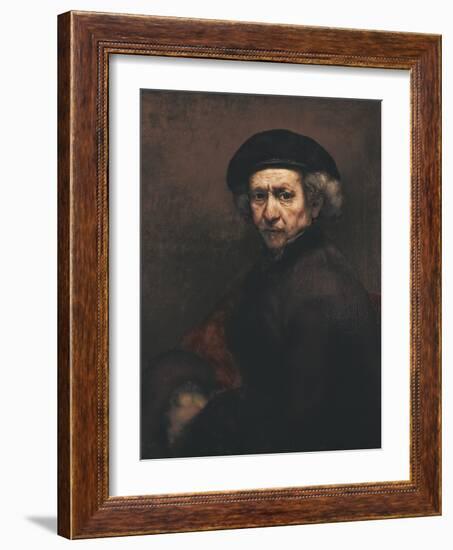 Self-Portrait-Rembrandt van Rijn-Framed Art Print