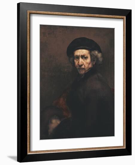 Self-Portrait-Rembrandt van Rijn-Framed Art Print