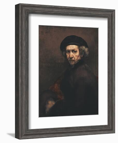 Self-Portrait-Rembrandt van Rijn-Framed Art Print