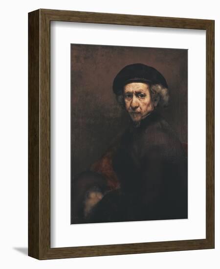 Self-Portrait-Rembrandt van Rijn-Framed Art Print