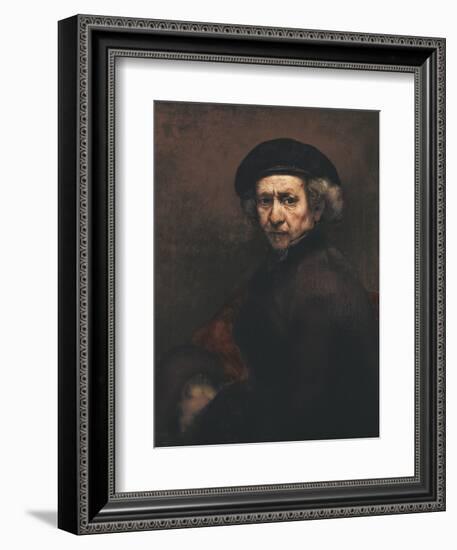 Self-Portrait-Rembrandt van Rijn-Framed Art Print