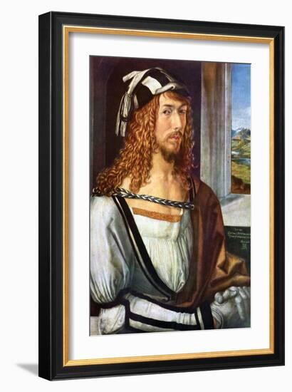 Self Portrait-Albrecht Dürer-Framed Art Print