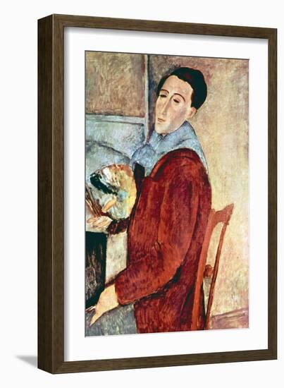 Self Portrait-Amedeo Modigliani-Framed Art Print