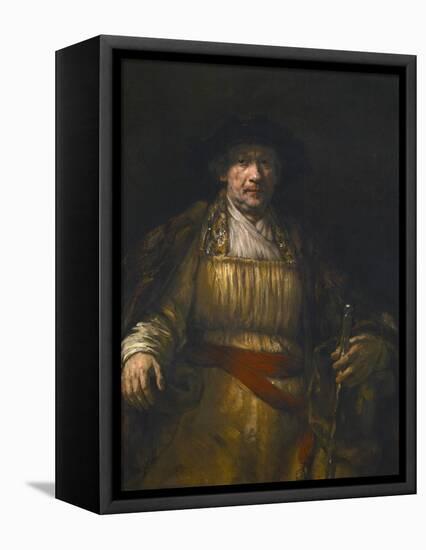 Self-Portrait-Rembrandt van Rijn-Framed Premier Image Canvas