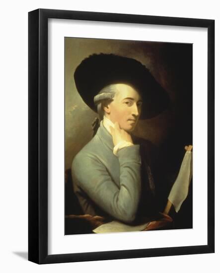 Self-Portrait-Benjamin West-Framed Premium Giclee Print