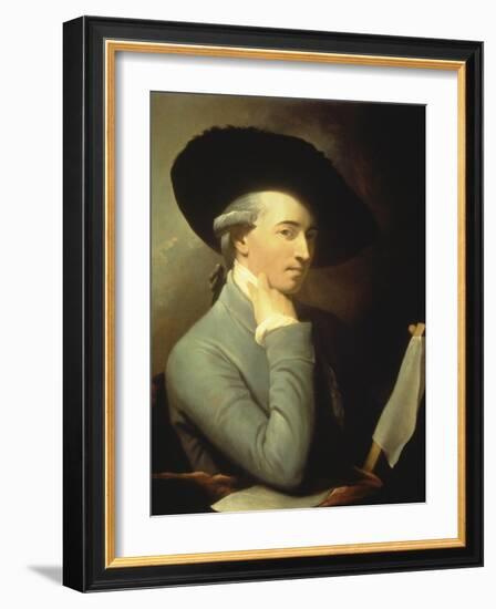 Self-Portrait-Benjamin West-Framed Premium Giclee Print